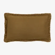 Rechthoekig Katoenen Kussen (30x50 Cm) Soncey Bruin – Zand - Sklum