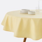 Rond tafelkleed in soepel gecoat katoen, Scénario