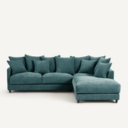 Hoekslaapbank van gerecycled polyester, Lazare