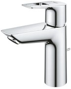 GROHE Bauloop waterbesparende wastafelkraan M-Size met trekwaste chroom 23887001