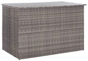 vidaXL Tuinbox 150x100x100 cm poly rattan grijs