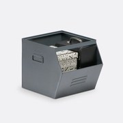 Stapelbare opbergbak in metaal, Hiba