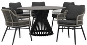 Catania Pasadena dining tuinset 140xH75 cm rond 6 delig