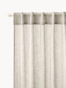 Lichtdoorlatende gordijnen Ibiza, 2-delig, B 135 cm