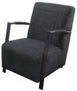 Fauteuil - Rosetta - velours Adore antraciet 67