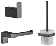 Plieger Altea toiletaccessoiresset 3-delig mat zwart