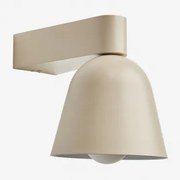 Buitenwandlamp Van Smeedijzer Briavel Tapioca Beige - Sklum