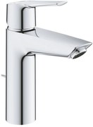 Grohe QuickFix Start M-size wastafelkraan met koude start en trekwaste chroom