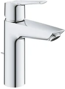 Grohe QuickFix Start M-size wastafelkraan met koude start en trekwaste chroom