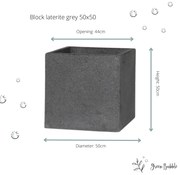 Pot Block Laterite Grey