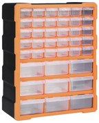 vidaXL Organiser met 39 lades 38x16x47 cm