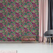 DUTCH WALLCOVERINGS Behang Paradise Flower roze