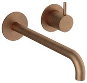 Hotbath Cobber Afbouwdeel - voor wastafelkraan - 25cm uitloop - Living colours - Verouderd Messing CB105EXT25AB