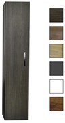 Sanicare kolomkast met chromen greep 33,5x160x32cm schots-eiken