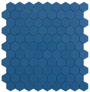 By Goof hexagon mozaïek blauw 30x30