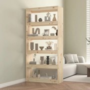 vidaXL Boekenkast/kamerscherm 80x30x167,4 cm massief grenenhout