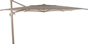 4 Seasons Hacienda zweefparasol 300x400 cm frame latte - doek sand