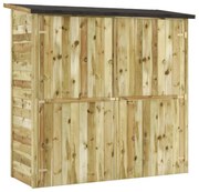 vidaXL Tuinschuur 182x76x175 cm geïmpregneerd grenenhout