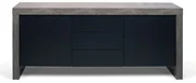 TemaHome Kobe Dressoir Betonlook Met Deuren En Laden - 188x45x79cm.