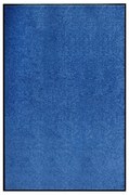 vidaXL Deurmat wasbaar 120x180 cm blauw