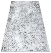 Tapijt MEFE modern  8724 Ornament vintage gewreven  - Structureel,  twee poolhoogte , grijskleuring