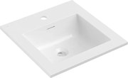 Mexen Otis ingebouwde wastafel 46 x 46,5 cm, glanzend wit - 25184500