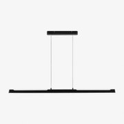 Led Lineaire Hanglamp 120 Cm Van Aluminium Egoy Zwart - Sklum