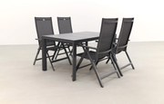Hartman Napoli/Baltimor 150 cm. verstelbare tuinset - 5-delig