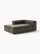 Leren hoek chaise longue module Lennon