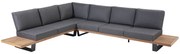 Emerald hoek loungeset 3 delig teak aluminum Taste 4SO