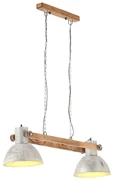 vidaXL Hanglamp industrieel 25 W E27 109 cm zilverkleurig