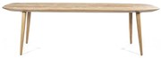 Eleonora Tabassum Eettafel Teak Met Afgeronde Hoeken 260 Cm - 260 X 100cm.