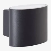 Led-wandlamp Voor Buiten In Aluminium Met 2 Lichtpunten Birelo Zwart - Sklum