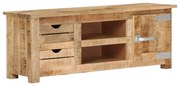 vidaXL Tv-meubel 110x30x40 cm ruw mangohout