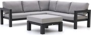 Hoek loungeset Bellagio | 5 personen | Loungeset Grijs | Hoekbank Aluminium | Kees Smit Tuinmeubelen