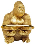 Kare Design Gorilla Butler Gouden Gorilla Met Dienblad