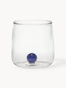 Handgemaakte waterglazen Bilia van borosilicaatglas, 6-delig