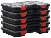 vidaXL Assortimentsdozen 5 st 34,5x25x5 cm polypropeen