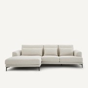 XL hoekbank links van badstof, MARSILE