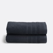 Set van 2 handdoeken in badstof 600 g/m2, Zavara