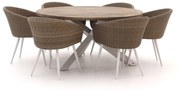 Manifesto Veruno/ROUGH-Y ø 150cm dining tuinset 7-delig