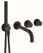 Crosswater MPRO Module Badkraan - inbouwdeel 2 functies - Badkraan - handdoucheset - zwart mat PROMOD440TRIMM