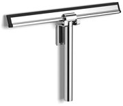 Nemo Spring Sano douche douchewisser met haak 250 x 170 x 30 mm messing/roestvrij staal verchroomd 70183+75183-10-00