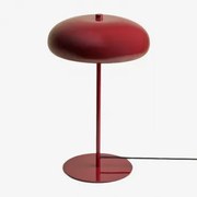 Tafellamp In Metaal Hilma Wijn Rood - Sklum