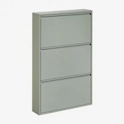 Logan Stalen Schoenenrek Groen – Khaki & 3 Deuren - Sklum