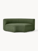 Ronde bouclé hoekmodule Sofia