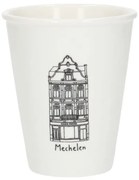 Gevel mok, Mechelen, porselein, 200 ml