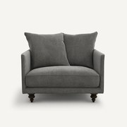 Fauteuil viscose/polyester, Lazare