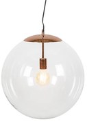 Eettafel / Eetkamer Moderne hanglamp koper 50 cm - Ball Design, Modern E27 bol / globe / rond Binnenverlichting Lamp