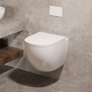 Saniclear Itsie witte toiletpot randloos met softclose zitting